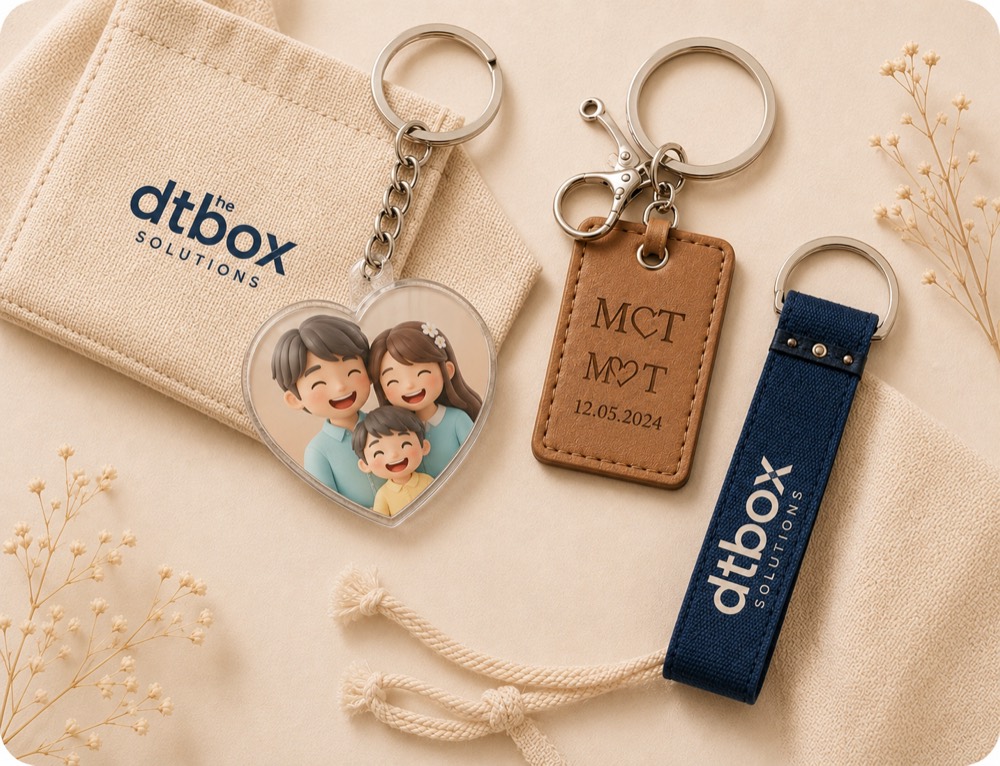 Custom keychains & accessories